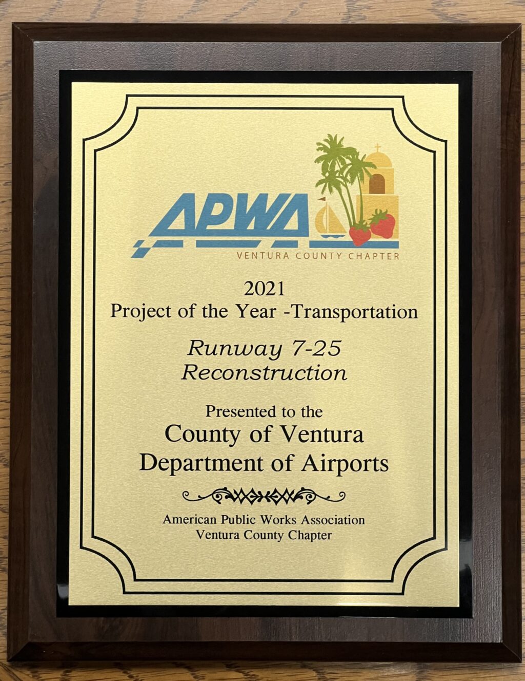 Department of Airports Receives Award