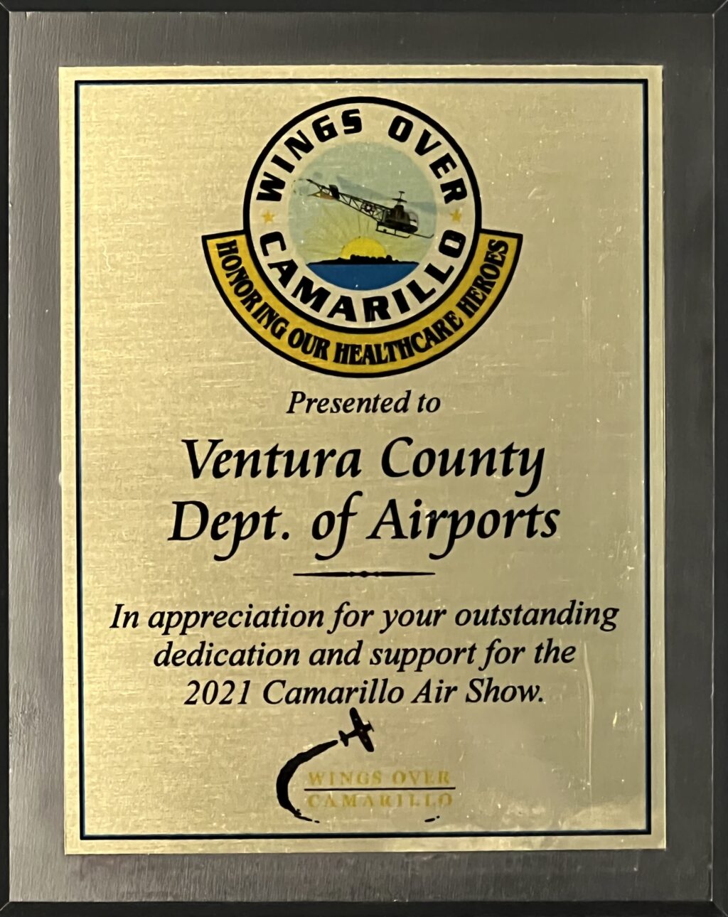 Department of Airports Recognized