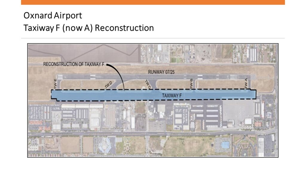 Oxnard Taxiway Connector Reconstruction – Ventura County Airports